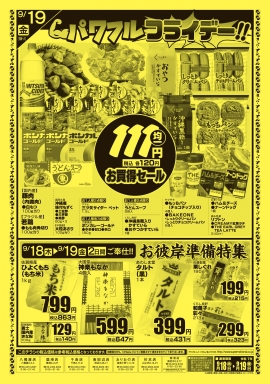 チラシ裏